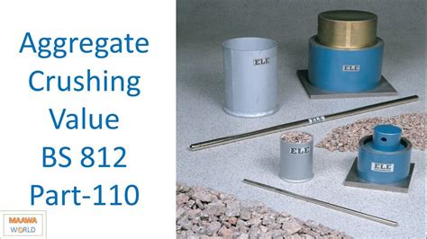 aggregate impact value test bs 812|bs 812-3 1975.